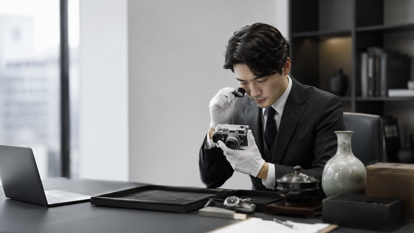 古物の査定と買取業務のイメージ